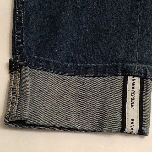 BANANA REPUBLIC BLUE WASH DENIM JEANS SZ 27/4 - Picture 10 of 12